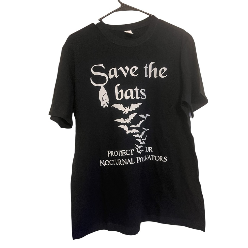 Black 'Save the Bats' Graphic T-Shirt - Picture 1 of 4